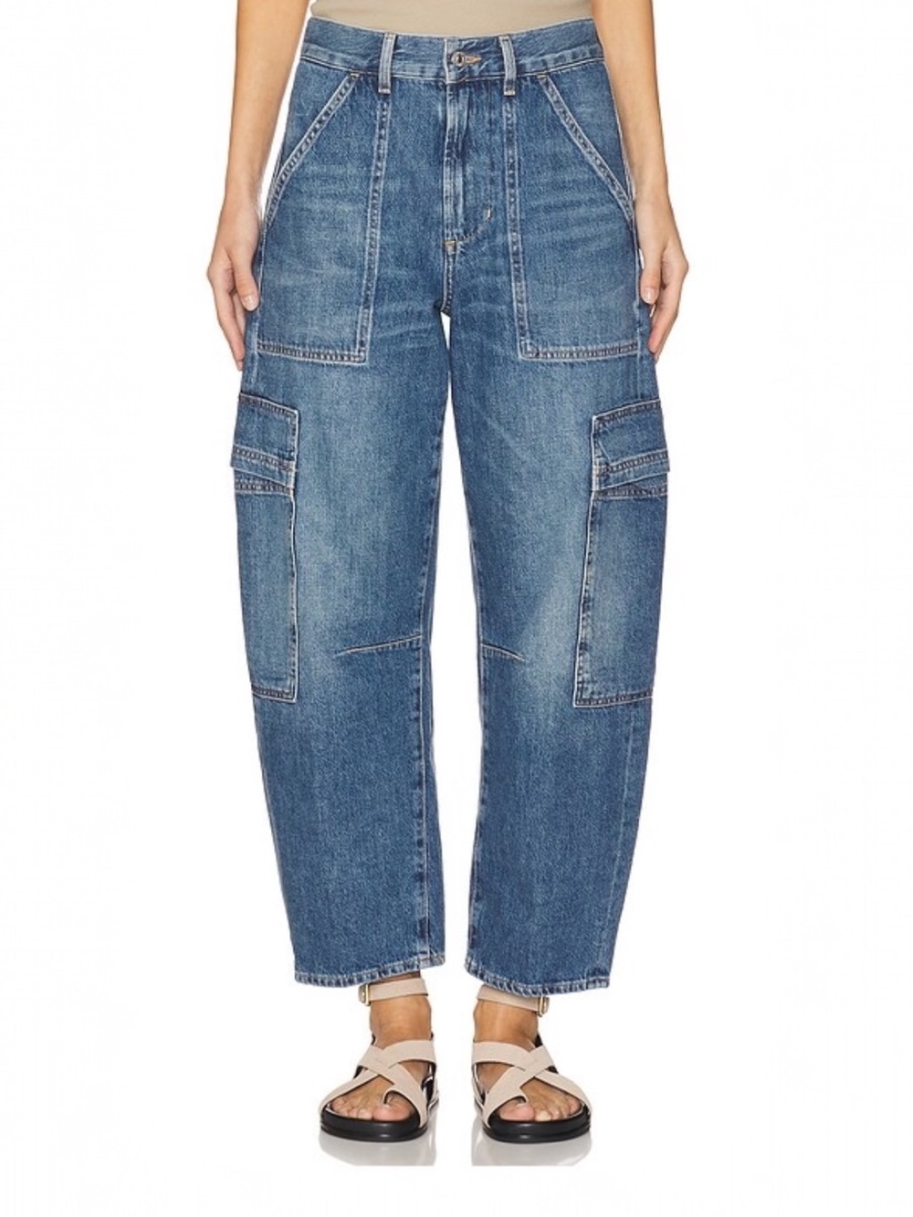 CITIZENS OF HUMANITY MARCELLE LOW SLUNG CARGO JEANS
